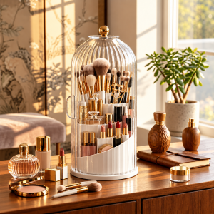 The Orelvara Maison Rotating Vanity Organizer