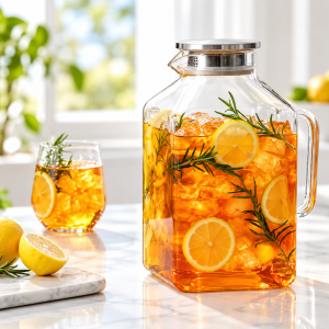 The Orelvara Maison Glass Beverage Pitcher