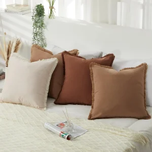 The Orelvara Sienna Fringe Pillow Collection